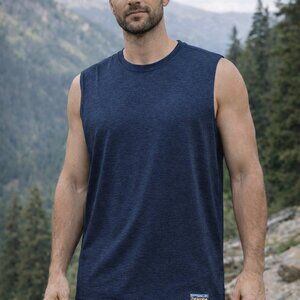 Patagonia XXL Sleeveless Shirt Men’s Black Athletic Tank Top Casual Outdoor